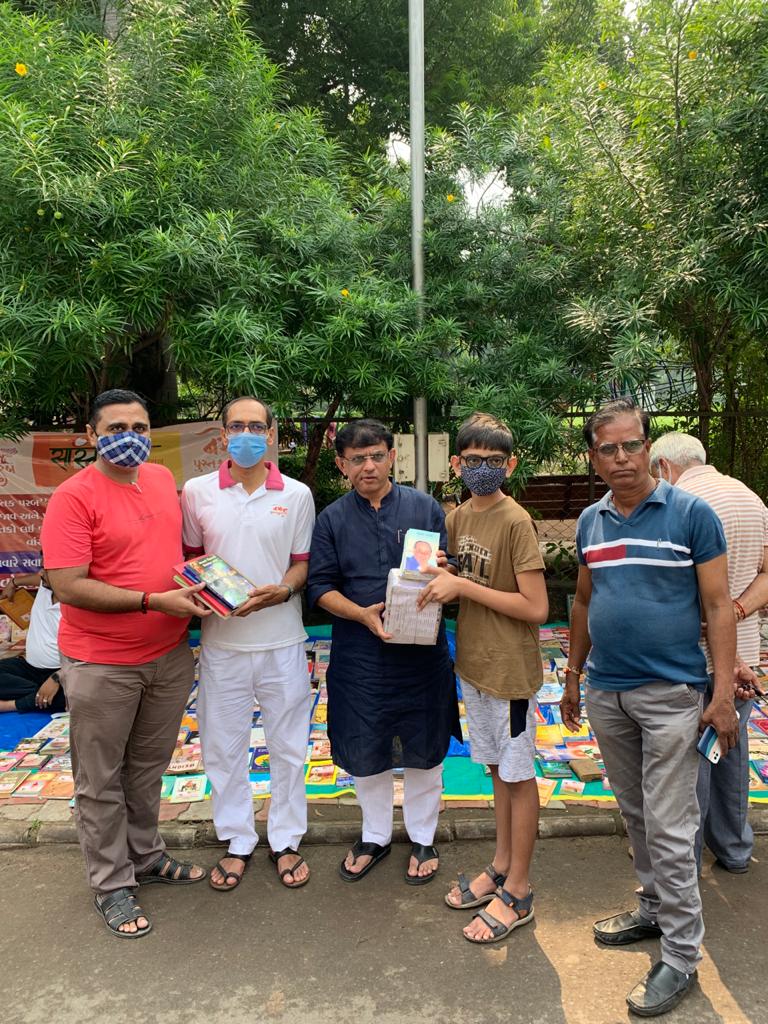 Book donation to students